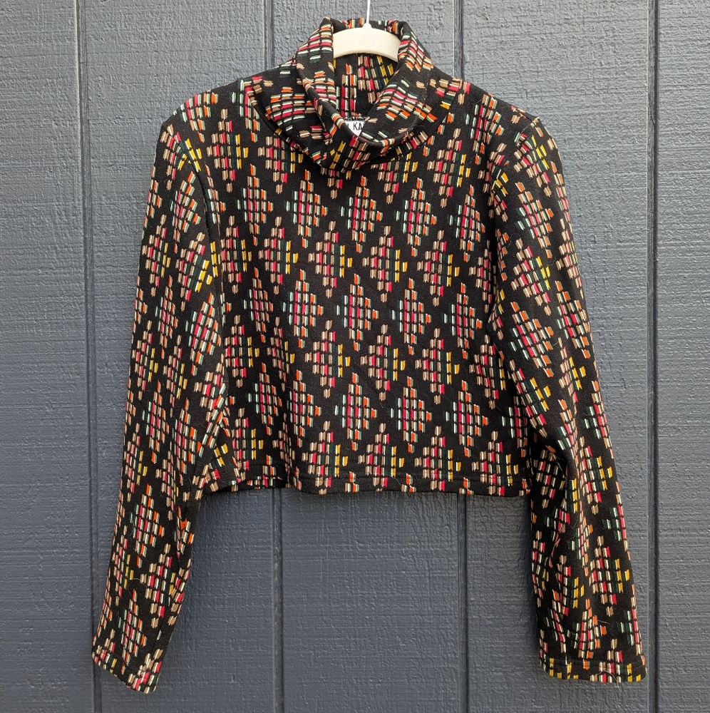 Bel Kazan cropped boxy turtleneck
